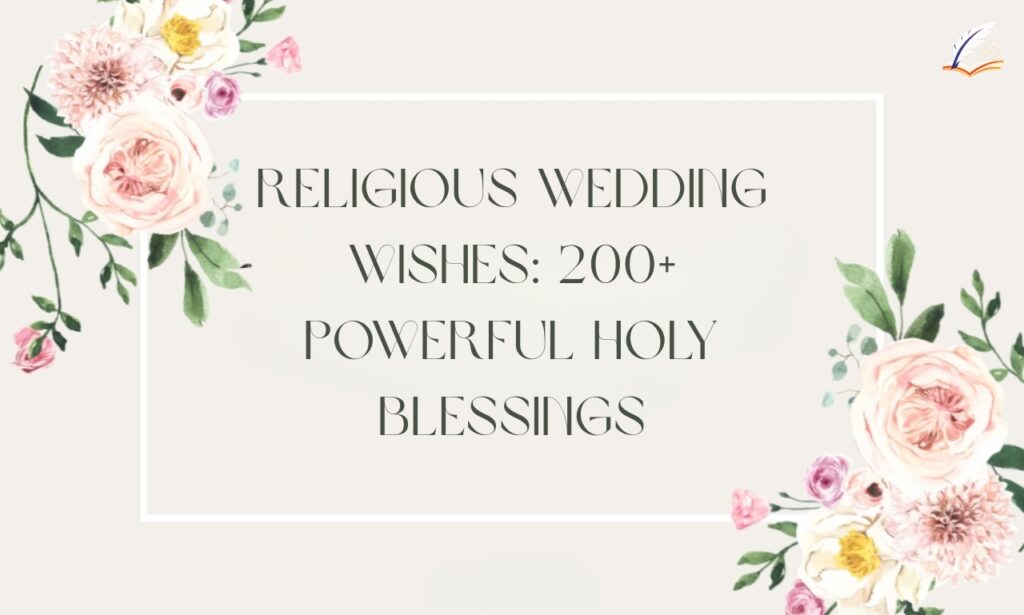 Religious Wedding Wishes: 200+ Powerful Holy Blessings