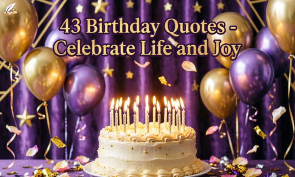 250+ Powerful 43 Birthday Quotes to Celebrate Life and Joy