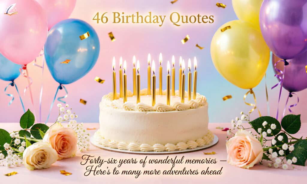 150+ Heartfelt 46 Birthday Quotes to Make Them Smile