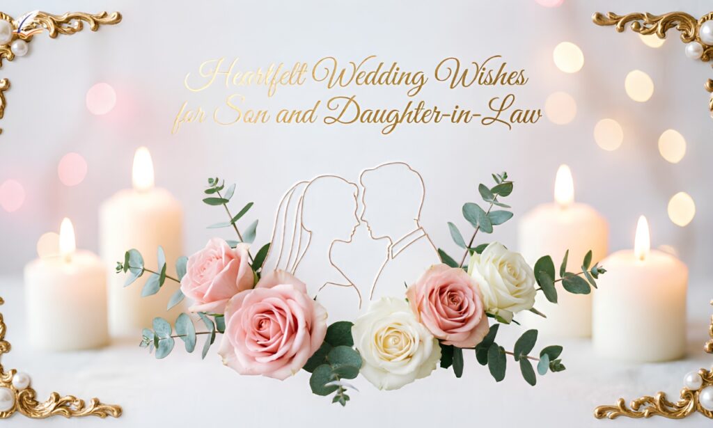 275+ Heartfelt Wedding Wishes for Son and Daughter in Law