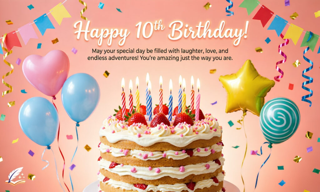 Best 10th Birthday Wishes That Celebrate True Character