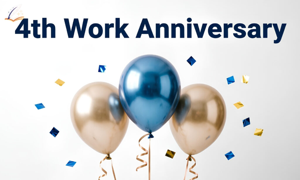 4th Work Anniversary Wishes: Heartfelt Messages That Stick