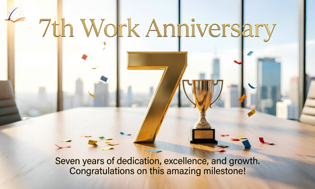 7th Work Anniversary: 170+ Powerful Messages to Inspire