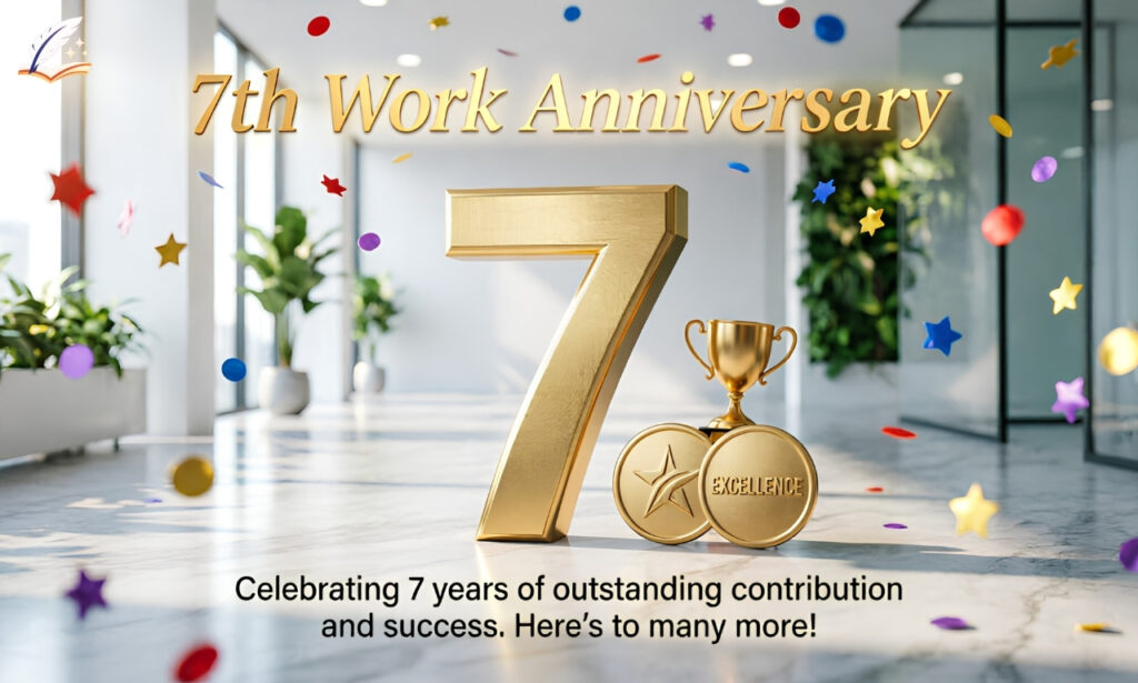 7th Work Anniversary: 170+ Powerful Messages to Inspire