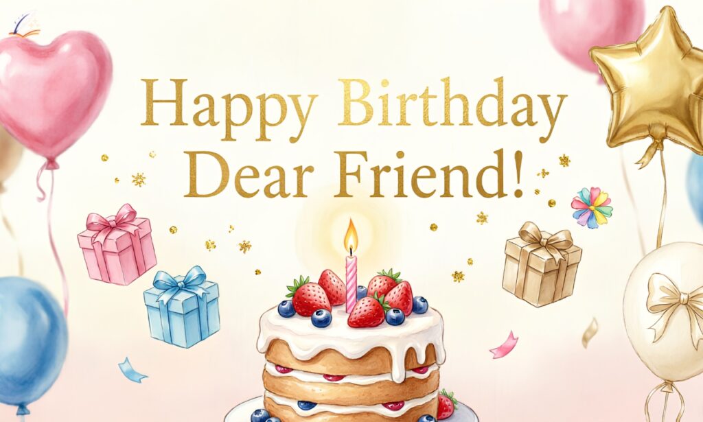 Birthday Wishes for Friend: 130+ Unforgettable Lines