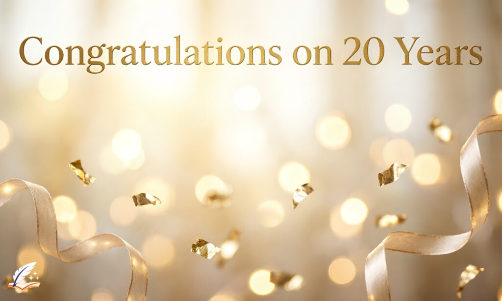 Congratulations on 20 Years: Heartfelt Work Anniversary Wishes