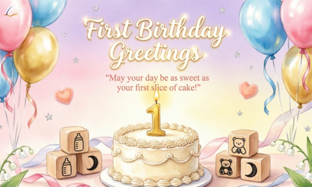 First Birthday Greetings 160+ Heartwarming Wishes for Baby