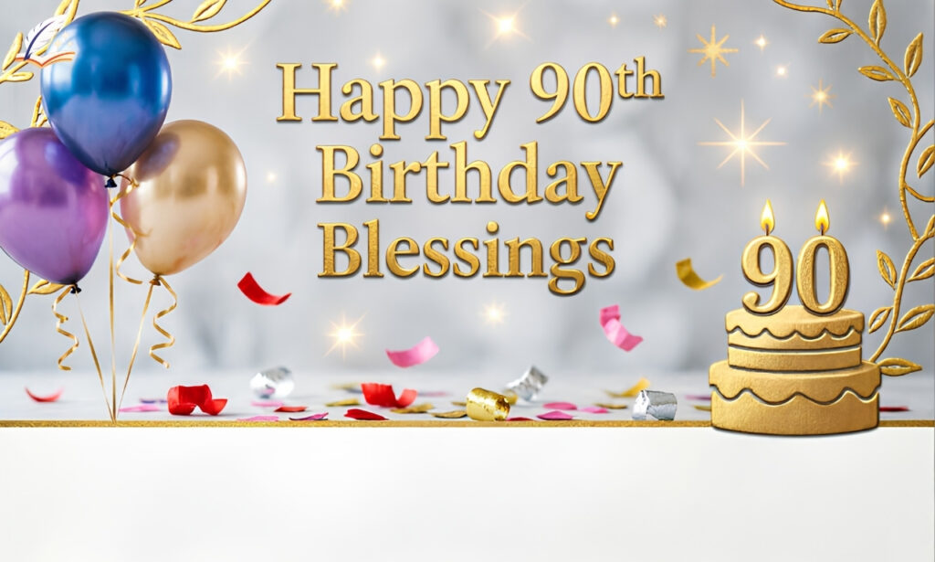Happy 90th Birthday Blessings: 90 Heartfelt Powerful Wishes