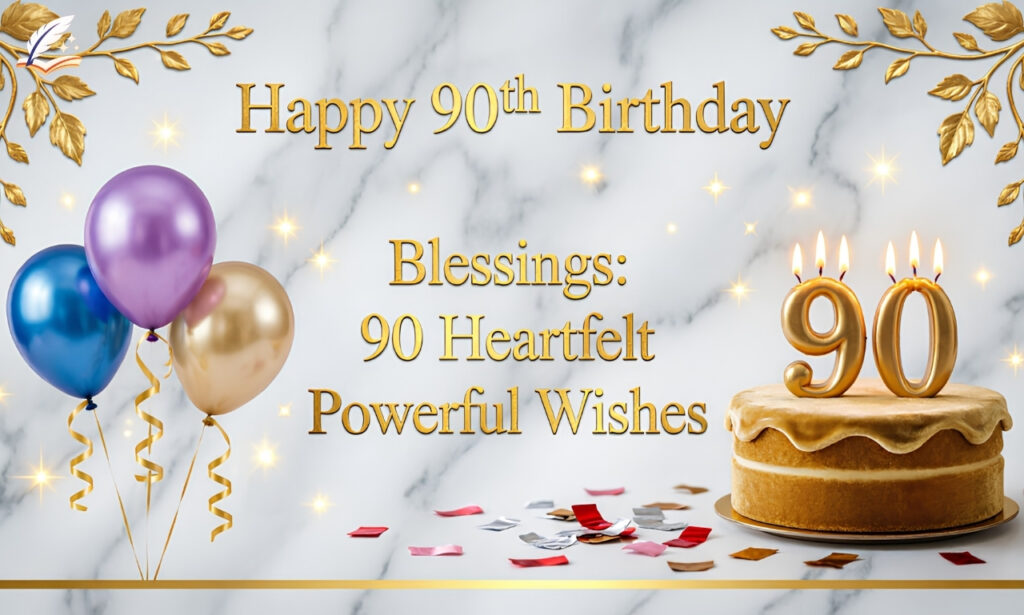 Happy 90th Birthday Blessings: 90 Heartfelt Powerful Wishes
