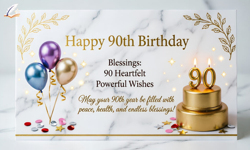 Happy 90th Birthday Blessings: 90 Heartfelt Powerful Wishes
