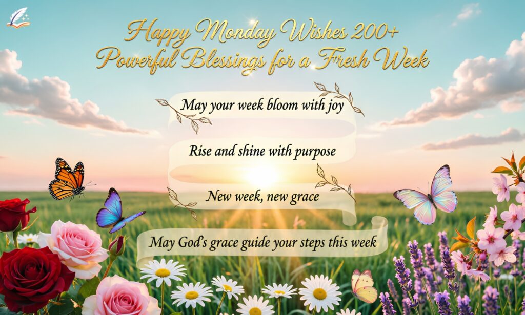 Happy Monday Wishes 200+ Powerful Blessings for a Fresh Week