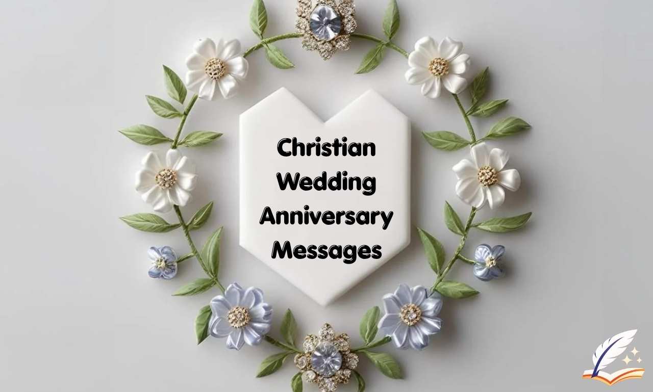 50+ Heartfelt Christian Wedding Anniversary Messages