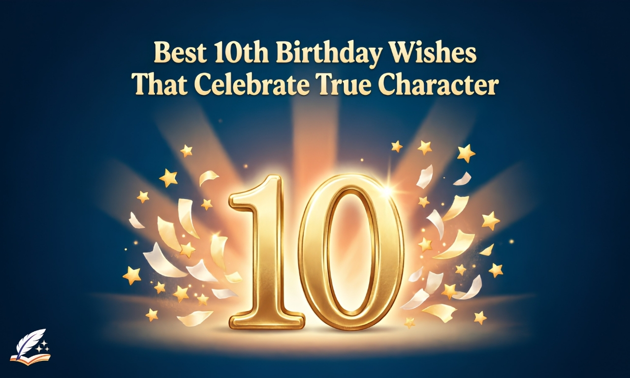 Best 10th Birthday Wishes That Celebrate True Character