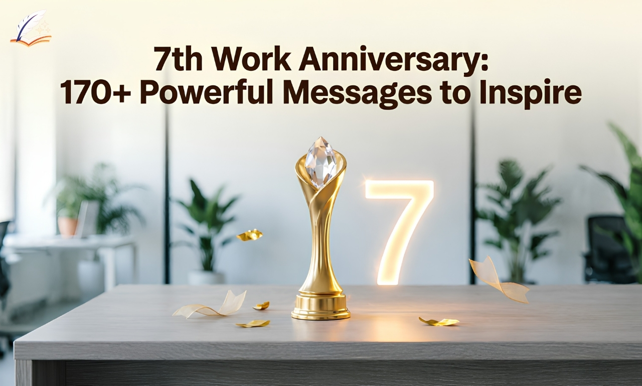 7th Work Anniversary: 170+ Powerful Messages to Inspire