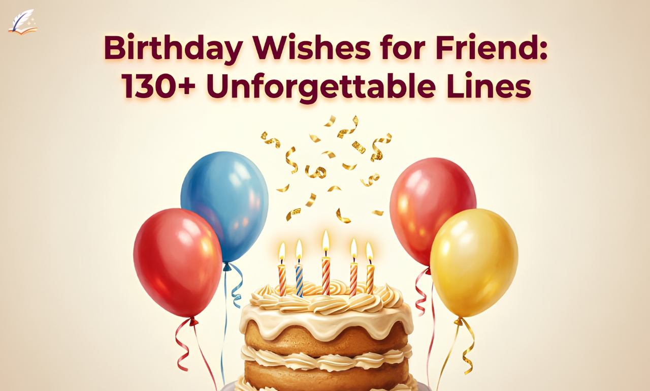 Birthday Wishes for Friend: 130+ Unforgettable Lines