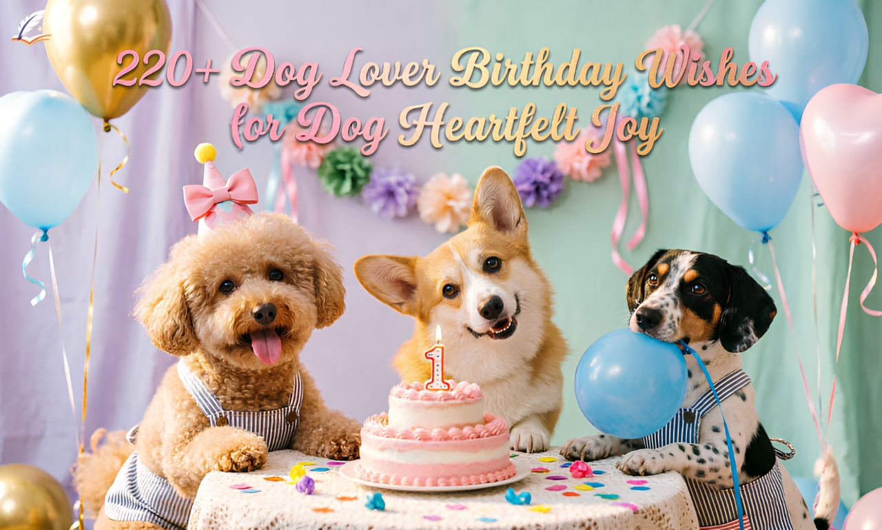 220+ Dog Lover Birthday Wishes for Dog Heartfelt Joy
