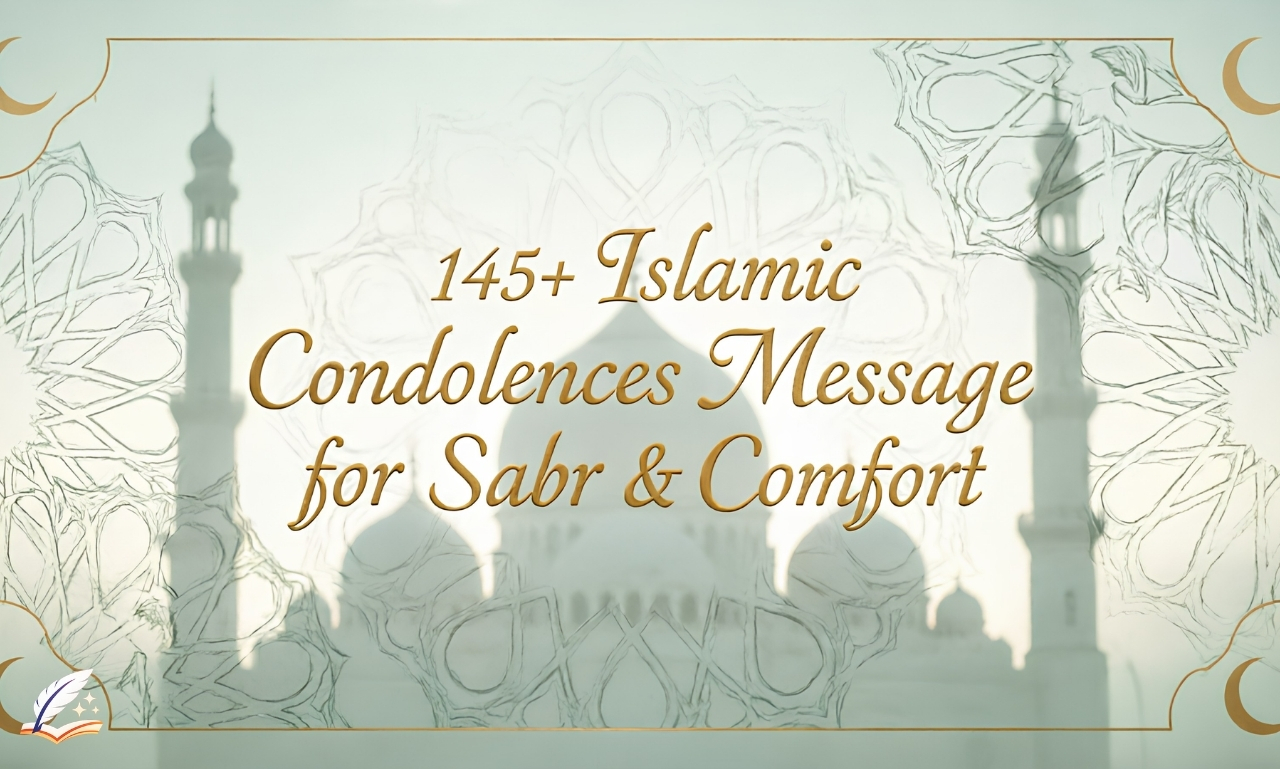 145+ Islamic Condolences Message for Sabr & Comfort