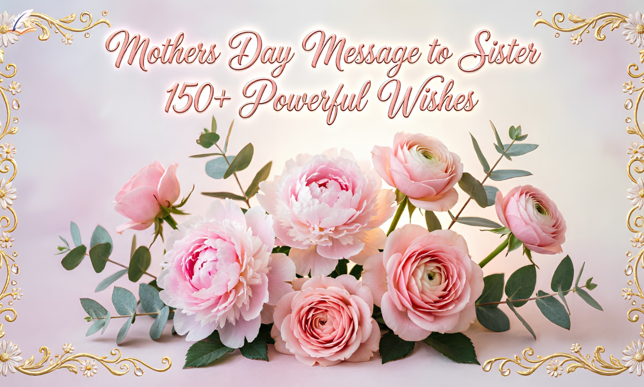 Mothers Day Message to Sister 150+ Powerful Wishes