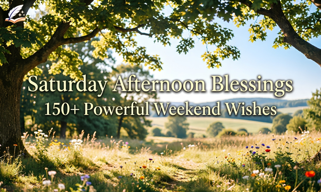 Saturday Afternoon Blessings: 150+ Powerful Weekend Wishes