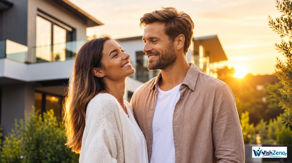 Romantic love message for my husband with a loving couple